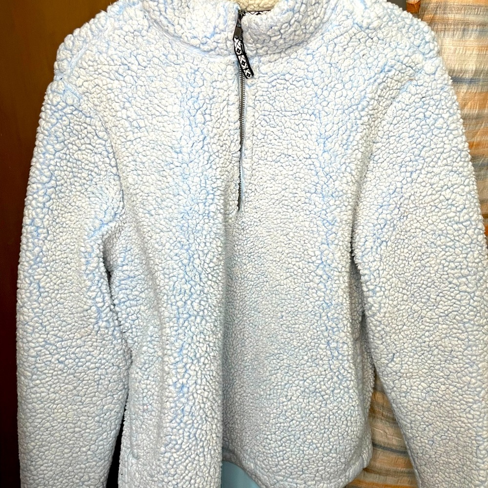Quarter-zip Sherpa Pullover
